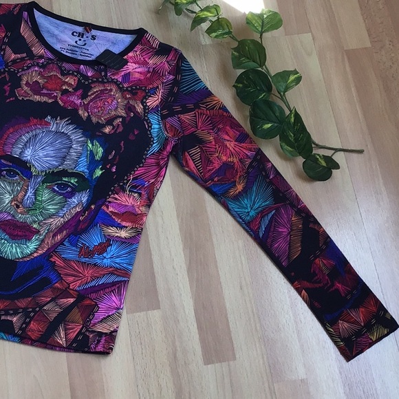 RARE Frida Kahlo Pixelated Long-sleeve Tee by Ay Güey! - Picture 11 of 16